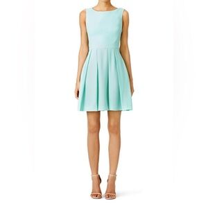 Kate Spade Bow Back Fit & Flare Mint Green Dress